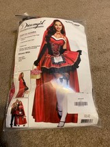 Dreamgirl Womens Red Black Little Red Riding Hood Costume Size medium Used - £21.99 GBP
