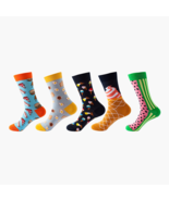Anysox 5 Pairs One Size 5-11 Mixed Color Set Christmas Socks Cotton Fash... - €25,62 EUR