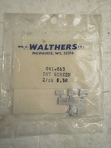 NEW HO ACCESSORIES- WALTHERS 941-863 INT. SCREEN- 2 PACK- H79 - $34.77 MXN