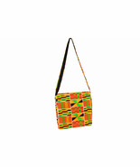 Kente Print African Fabric Crossbody Bag Shoulder Bag Side Bag Messenger... - $29.95
