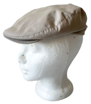 Country Gentleman Vintage Tan Newsboy Cap Water Repellent Hat Mens Medium - £19.00 GBP