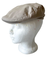 Country Gentleman Vintage Tan Newsboy Cap Water Repellent Hat Mens Medium - $32.41 CAD