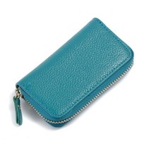 Fashion Vintage Genuine Leather Wallet Men Women Multifunction Zipper Key Case B - £51.26 GBP