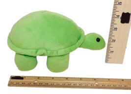 Green Turtle Plush 6.5&quot; Length - Stuffed Animal Figure by Manhattan Toy Co. 2015 - £3.96 GBP