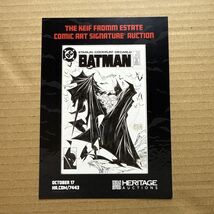 Batman 7”x5” Paper Advertisement Flyer Comic Print 2025 SDCC Booth Promo - $4.95