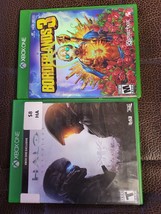 Set Of 2 Xbox One Halo 5 + Borderlands 3 / Nice Complete See Pics - £4.62 GBP