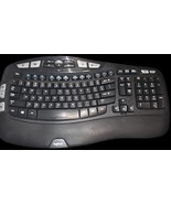 Logitech K350 Wireless Comfort Wave Ergonomic Keyboard No Dongle Tested  - $52.76 CAD
