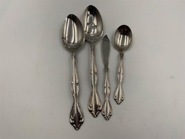 Oneida Stainless Steel CANTATA 4 Piece Serving Set (Serve Spoons +) - £23.88 GBP