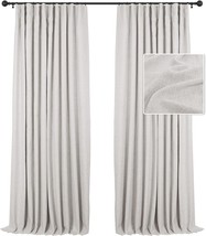 Inovaday 100% Blackout Curtains 84 Inch Length 2 Panels Set,, Beige W50 X L84 - £40.31 GBP