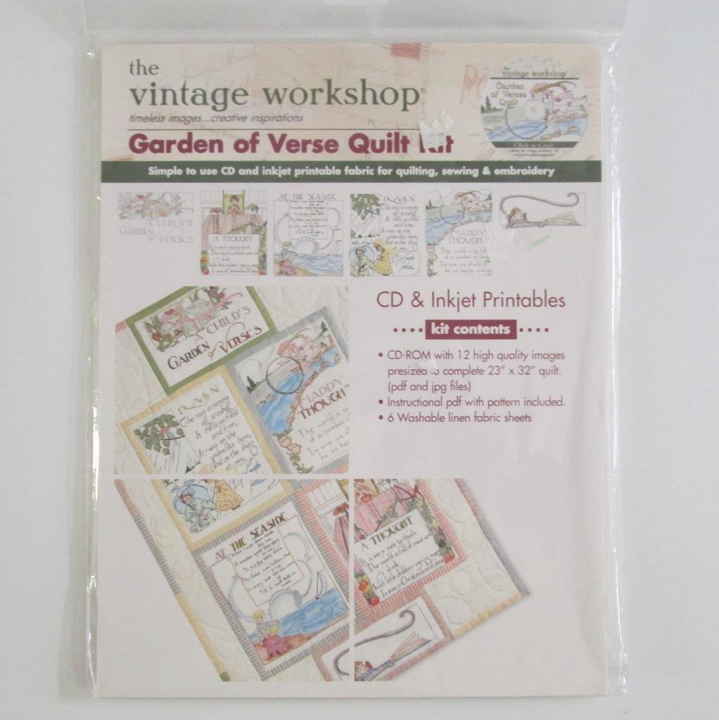 Primary image for The Vintage Workshop Garden Of Verse Quilt Kit CD Rom 2005