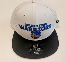 Ultra Game Mens Golden State Warriors Snapback Hat Cap White One Size Fits Most - £16.00 GBP
