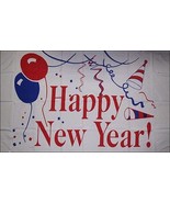 Happy New Year Flag 1 - 3x5 Ft - £15.72 GBP