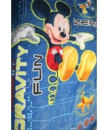 Disney Mickey Donald Pluto Space Adventure Zero Gravity Blue Toddler Bed... - $18.63