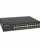 NETGEAR GS324-200NAS 24-Port Gigabit Ethernet Unmanaged Switch - Black - $77.21