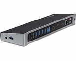 StarTech.com Triple Monitor USB 3.0 Docking Station with 2x 4K DisplayPo... - £197.95 GBP