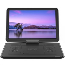 17.5&quot; Portable Dvd Player With 15.6&quot; Large Hd Screen, 6 Hours Rechargeable Batte - £163.85 GBP