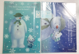 The Snowman Hello Kitty Clear File A4 SANRIO 2016 hologram design - £43.99 GBP