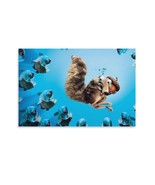 Movie Poster Ice Age The Meltdown Unframed Indoor Canvas 18x12 Inch 1-Piece - $13.99
