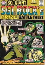 Sgt. Rock&#39;s Prize Battle Tales 80 Page Giant Comic Book #7 DC 1965 VERY FINE- - £104.69 GBP