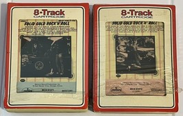 Solid Gold Rock &#39;N&#39; Roll - 8 Track Tapes Vol 1 &amp; 2 Mercury Records Lot of 2 - £7.81 GBP