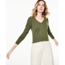 NEW CHARTERS CLUB GREEN 100% CASHMERE SWEATER SIZE  XL - £59.31 GBP