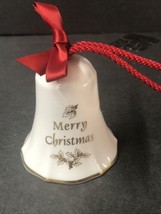 Spode Christmas Bell Ornament  Sixth In Series Made in England Bone China 2.75” - £5.82 GBP