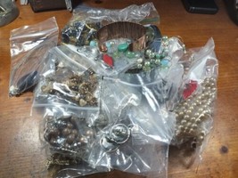 Vintage Over 1 Pound Resellers/ Wearable Jewelry Lot # 9, No Junk - $15.00