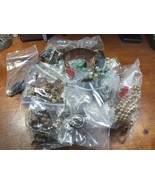 Vintage Over 1 Pound Resellers/ Wearable Jewelry Lot # 9, No Junk - $15.00