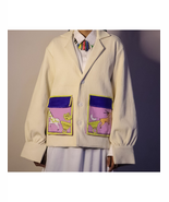 1 Piece Hand Painted Sun And Moon Jacket Unisex Wear 100% Soft Cotton. - $394.91 CAD