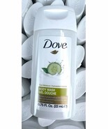 Lot Of 25 Dove BODY WASH Cucumber &amp; Green Tea, 0.75oz Each Travel Size - £17.86 GBP