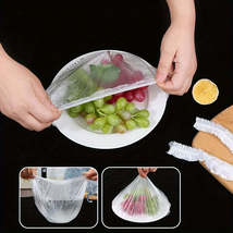 Disposable Food Covers for Fresh Keeping  100200pcs Elastic Lids - £11.90 GBP+