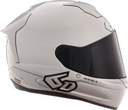 6D Adult Street ATS-1R Solid Helmet Gloss Silver XL - £612.86 GBP