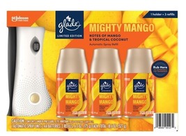 Glade Automatic Spray Air Freshener Kit Mighty Mango Scents,1 Holder,3 R... - $24.74