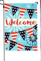Ashland Patriotic American Flag Banners Welcome Garden Flag,12.5&quot; x 18&quot; - £7.85 GBP