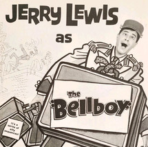 1960 The Bellboy Jerry Lewis Movie Advertisement Comedy Film Vintage DWII27 - $568.44 MXN
