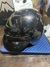Vintage Arthur Fulmer AF15 Motorcycle Helmet Black with Visor - size XL - $113.84
