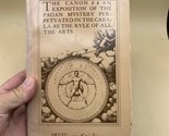 The Canon An Exposition Of The Pagan Mystery By William Stirling 1974 - $54.44