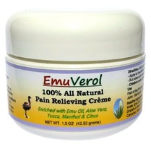 EmuVerol Pain Relief Cream Topical Muscle Arthritis Relieving Therapy Cr... - £9.82 GBP