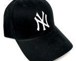 MVP New York Yankees NY Logo Baseball Black Curved Bill Adjustable Hat - £13.93 GBP