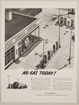 1951 Print Ad Trailmobile Gas Tanker Truck Gas Service Station with No Gas - £17.33 GBP