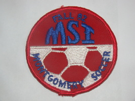 FALL 82 MSI MONTGOMERY SOCCER - Soccer Patch - £7.90 GBP