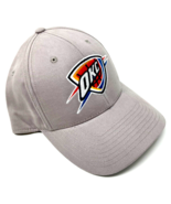 NBA OKLAHOMA CITY THUNDER LOGO BLACK ADJUSTABLE CURVED BILL BASKETBALL H... - €14,55 EUR