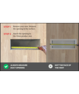 Aria Fittes 4&quot; x 14&quot; Flush Floor Vent Solid Steel HVAC Air Return Register - $98.99