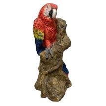 Scarlet Macaw Parrot Large Stone Figurine Animal Classics UDC Larry Miller 1991 - £80.56 GBP