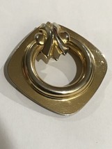 Vintage Scarf Clip buckle Gold Tone - $14.99