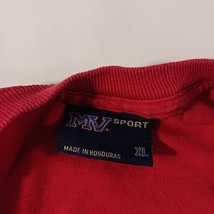 MV Sport Dayton Flyers UD1850 Men's Red T-Shirt Long Sleeve Size X-Large image 4