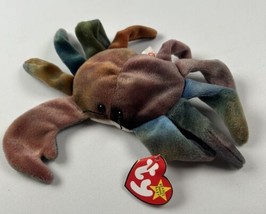 Vintage Ty Beanie Baby Claude The Crab New 1996 Retired 6” Diameter - $9.89