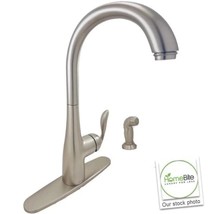  MOEN 7790SRS Arbor 1H High-Arc Kitchen Faucet w/ Side Spray - Stainless... - $207.90