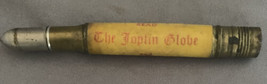 Vintage The Joplin Globe News-Herald Missouri Advertising Bullet Pencil - £4.79 GBP