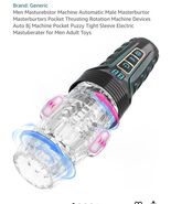 Male Masturbaters Automatic HandsFree Cup Vibration Stroker penis, Enlarger - €34,10 EUR